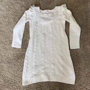 Carter’s Girls cable knit sweater dress size 10